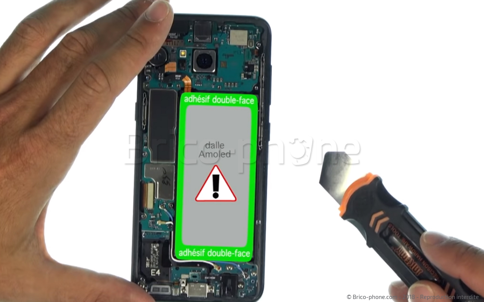 Changement de batterie sur Galaxy S8 photo 2